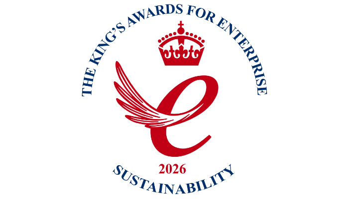 alt="The Kings award for sustainability"