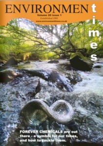 alt="The latest edition of the environment times magazine"